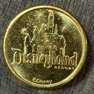 Disney Gold Disneyland Resort Coin